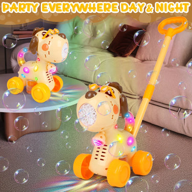 Rechargeable Cute Pet Dog Bubble Machine